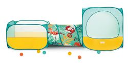 LUDI - PARCOURS DE JEU POP-UP AVEC 30 BALLES